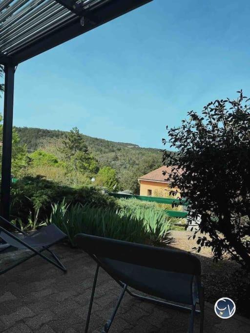 St-Germain - Les Terrasses De L'Ardeche - Piscine Apartment Salavas Exterior foto